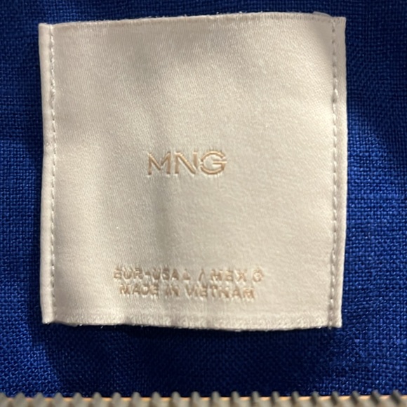 Mango Double Breasted Vest in blue, Size L. Coordinate set - Picture 4 of 8